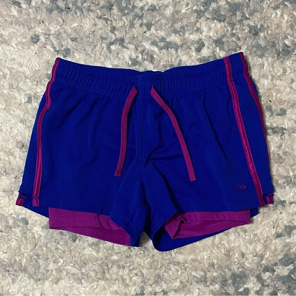 Champion Running Shorts Blue/Pink XS